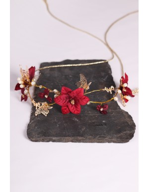 Roman golden headband with...