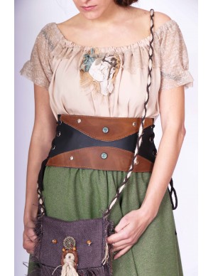 Medieval blouse with flower