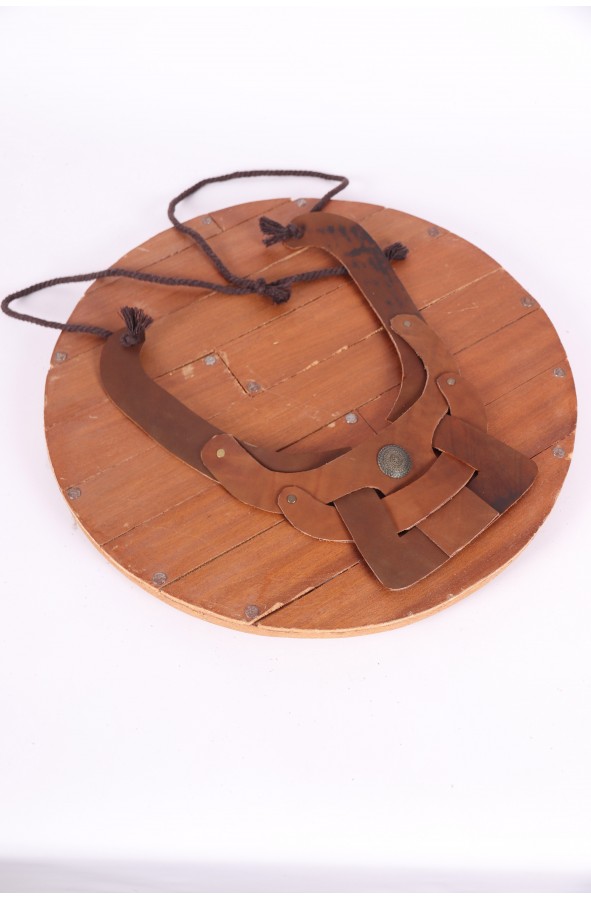 Celtic necklace of aged leather