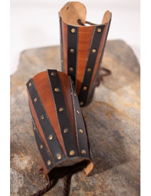 Brazalete medieval cuero...