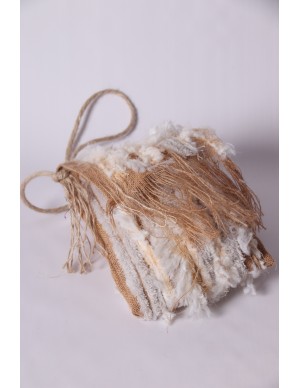 Bolso de yute natural artesano