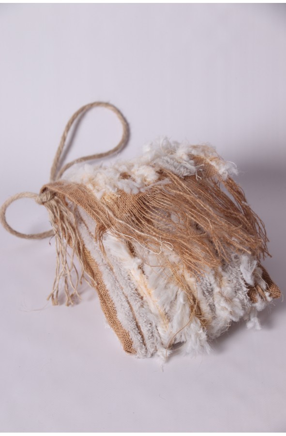 Handmade natural jute bag