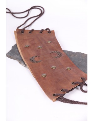 Fajín medieval de cuero...