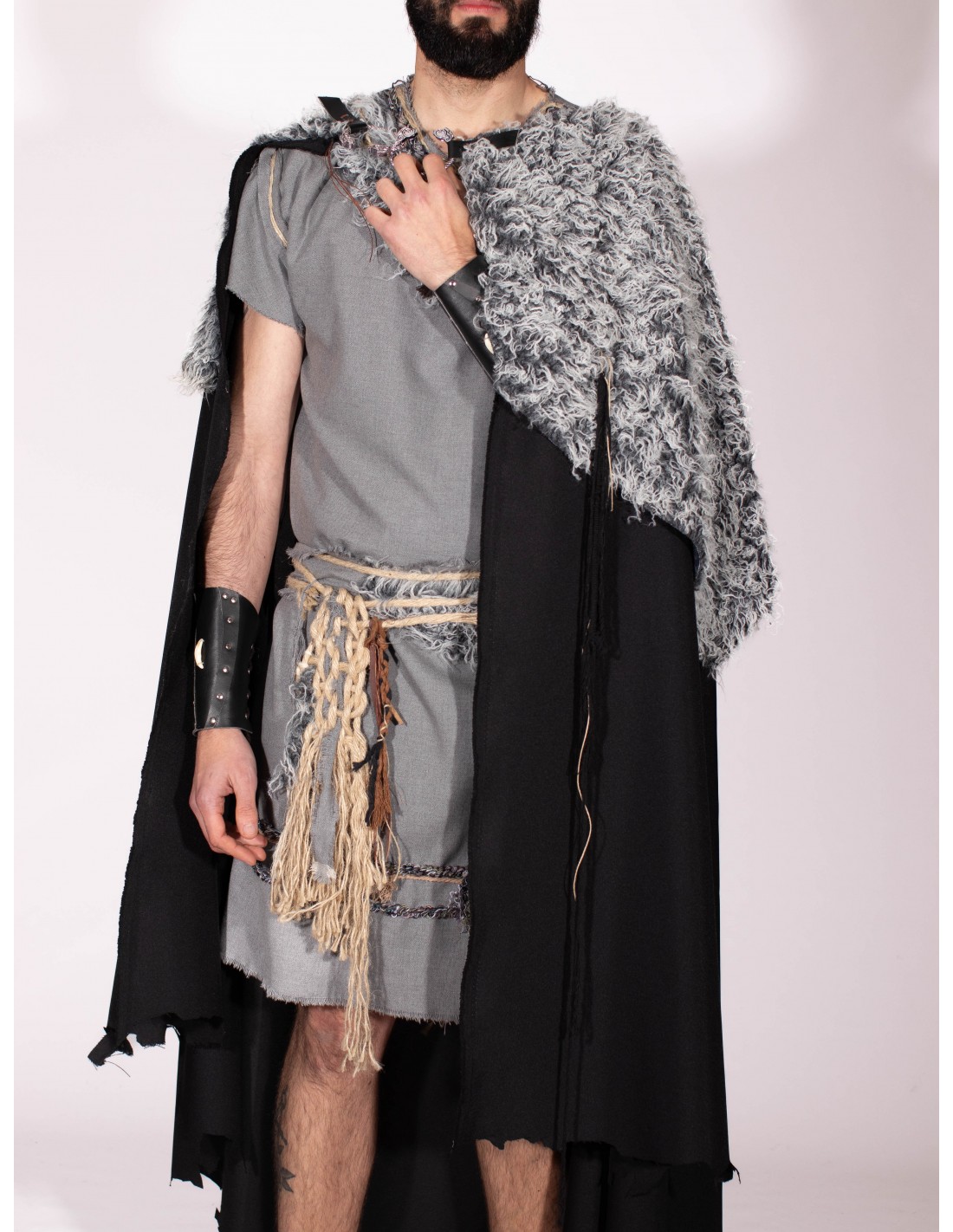 Men's medieval costume with recycled fabric Valens