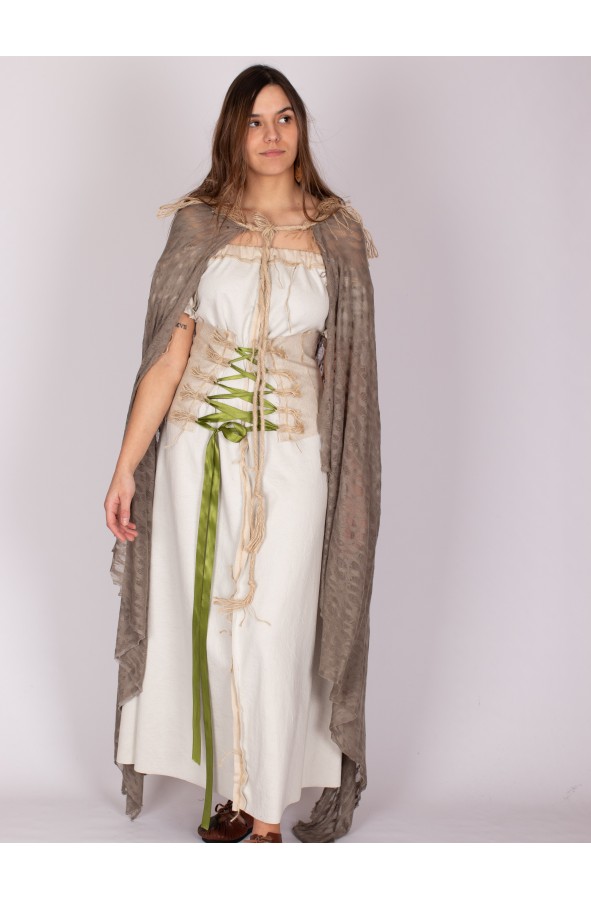 Capa medieval con capucha Elora