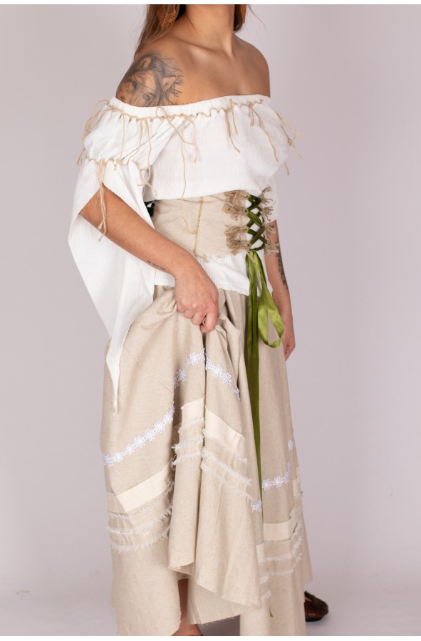 Cinturón medieval estilo corsé o...