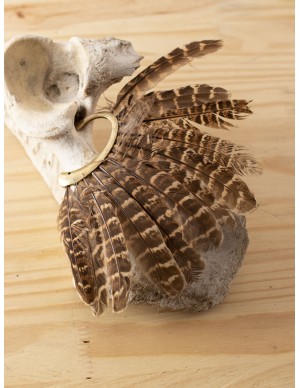Ear cuff with feathers or...