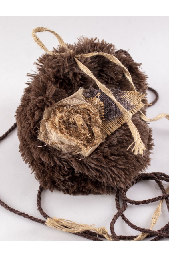 Celtic bag in vegan fur