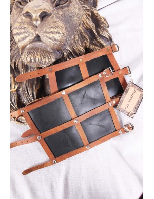 Roman bracers in brown and...