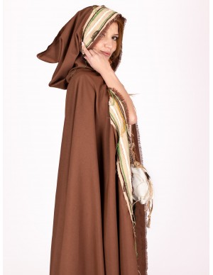 Capa medieval con capucha...