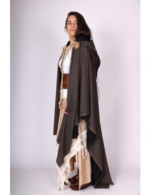 Celtic hooded cloak or...