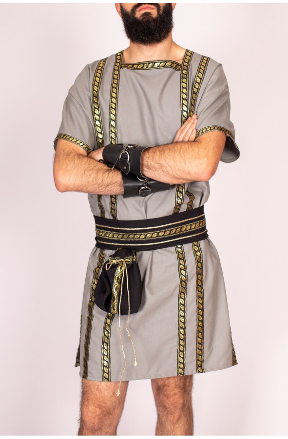 Túnica Romana Hombre Gris YuteCrea