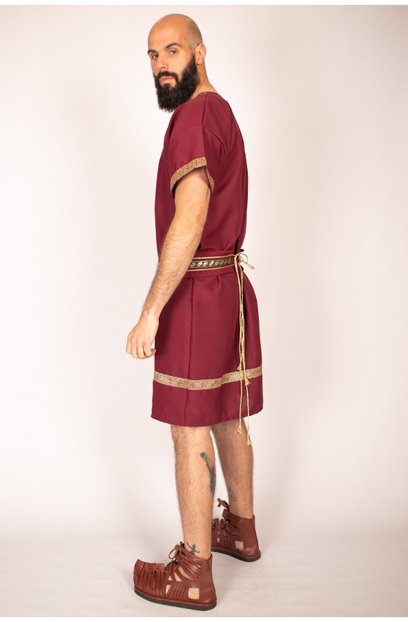 Traje romano hombre granate