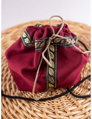 Burgundy Red Bag: Elegant...