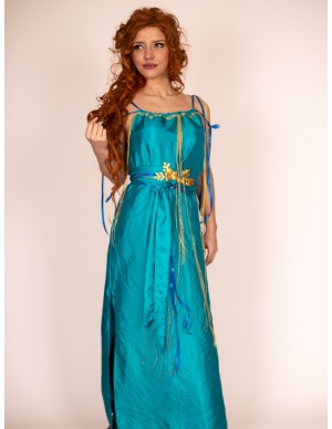 Roman Blue Dress with...