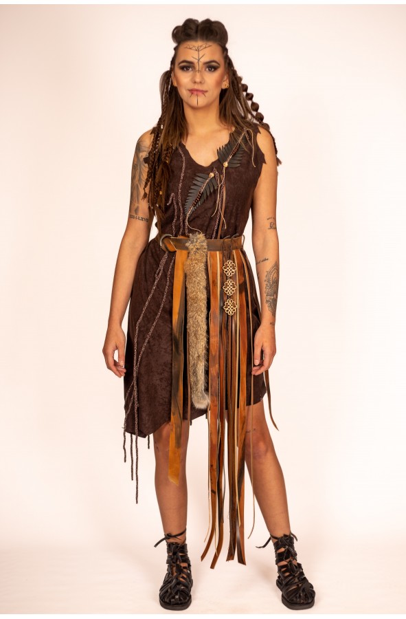 Asymmetric Viking and Celtic Dress...