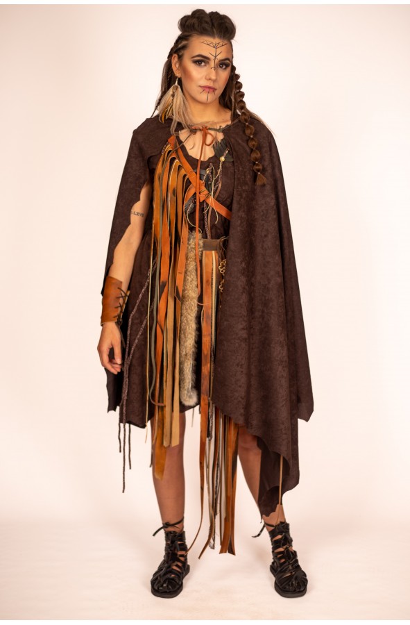 Asymmetric Viking and Celtic Dress...