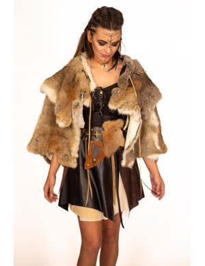 Medieval Rabbit Fur Cloak...