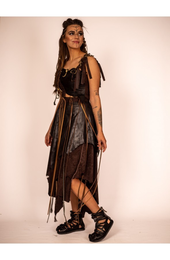 Conjunto de Guerrera Medieval - Falda...