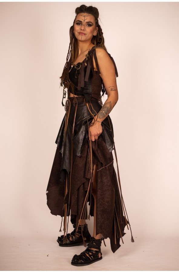 Conjunto de Guerrera Medieval - Falda...