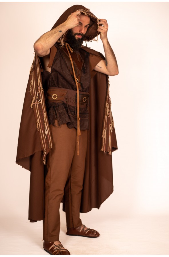 Capa Medieval con Capucha -...