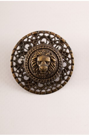 Broche romano dorado con...