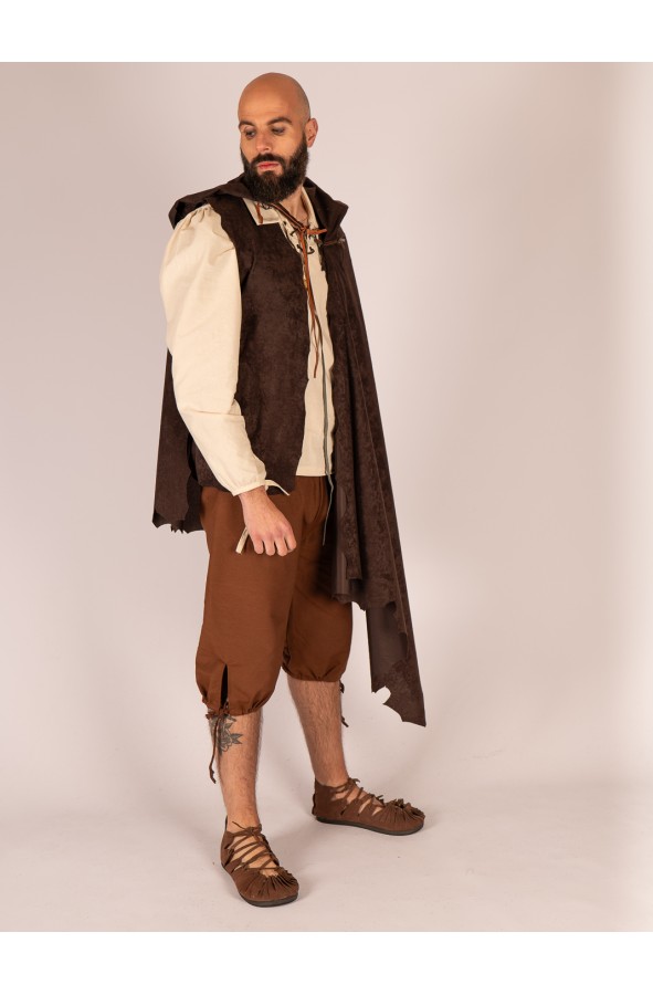 Medieval suede vest – Handcrafted cut... Medieval suede vest – Handcrafted cut...