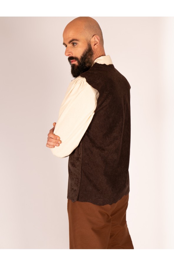 Chaleco medieval de antelina – Corte...