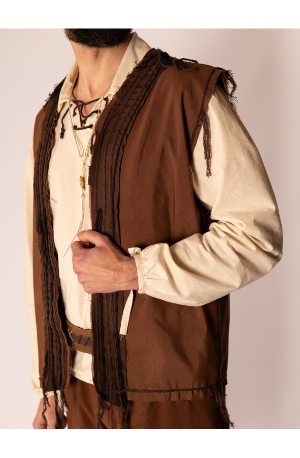 Medieval cotton vest – Handcrafted...