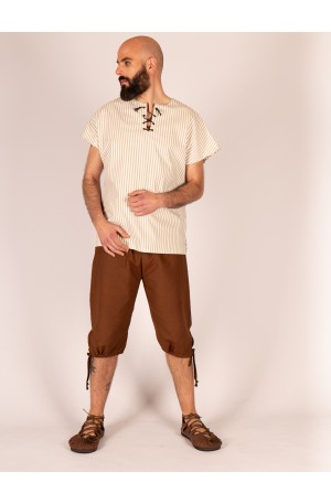 Camisa Medieval de Rayas en...