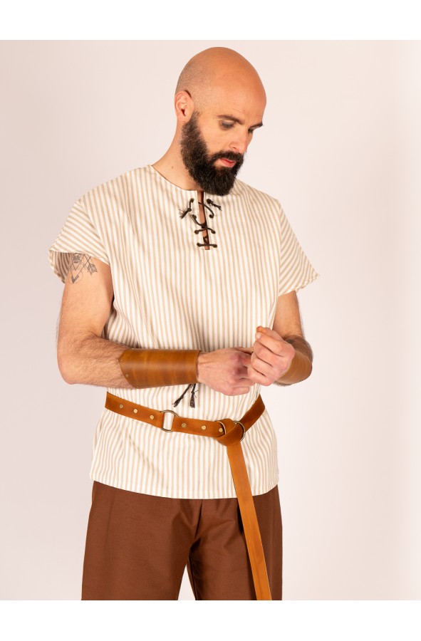 Medieval Striped Shirt and Baggy...
