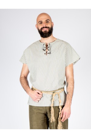Medieval striped cotton...
