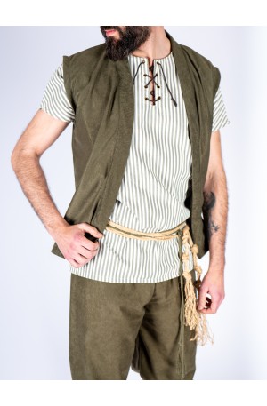 Medieval vest in vegan...