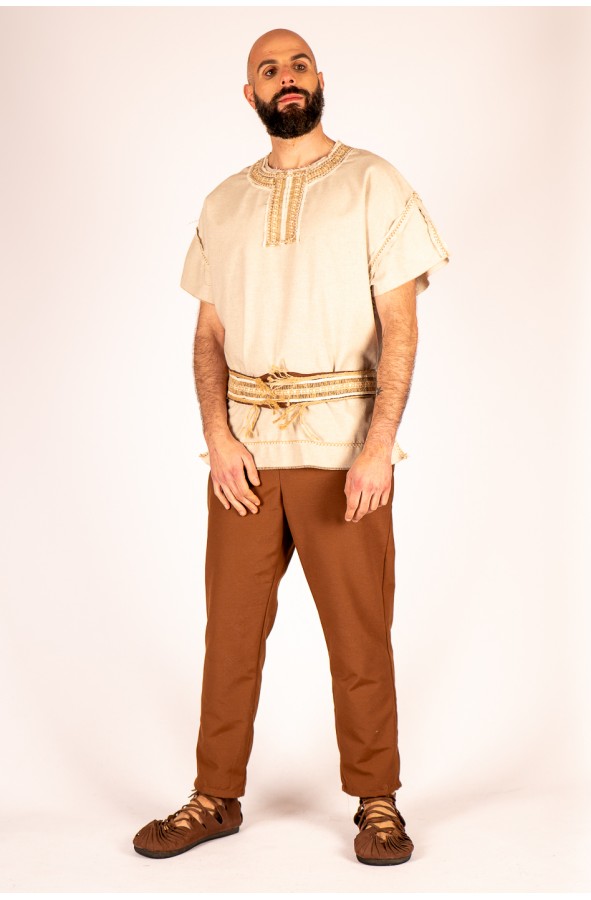 Conjunto medieval de camisa...