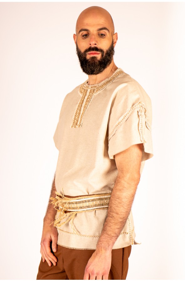 Conjunto medieval de camisa...