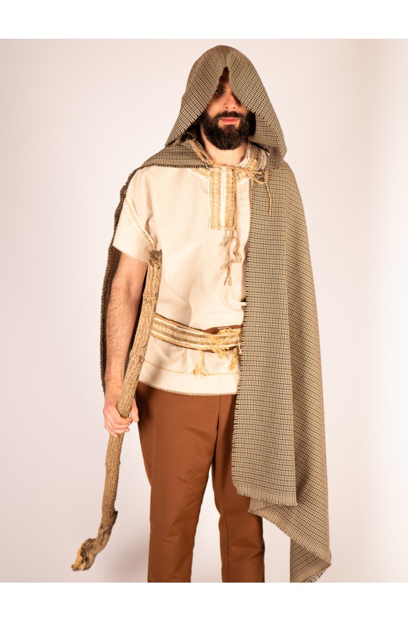 Celtic cloak or rustic Viking cape