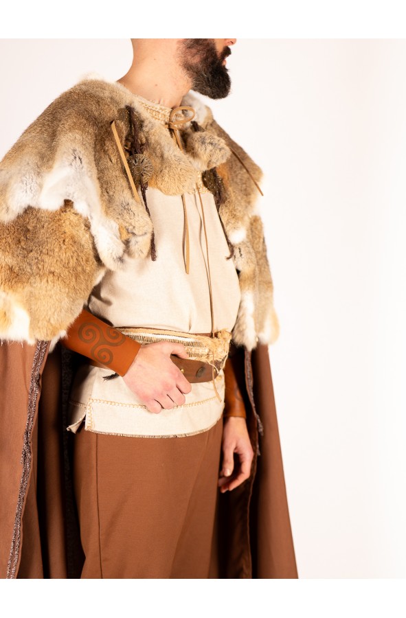 Brazaletes Celtas de Cuero con...