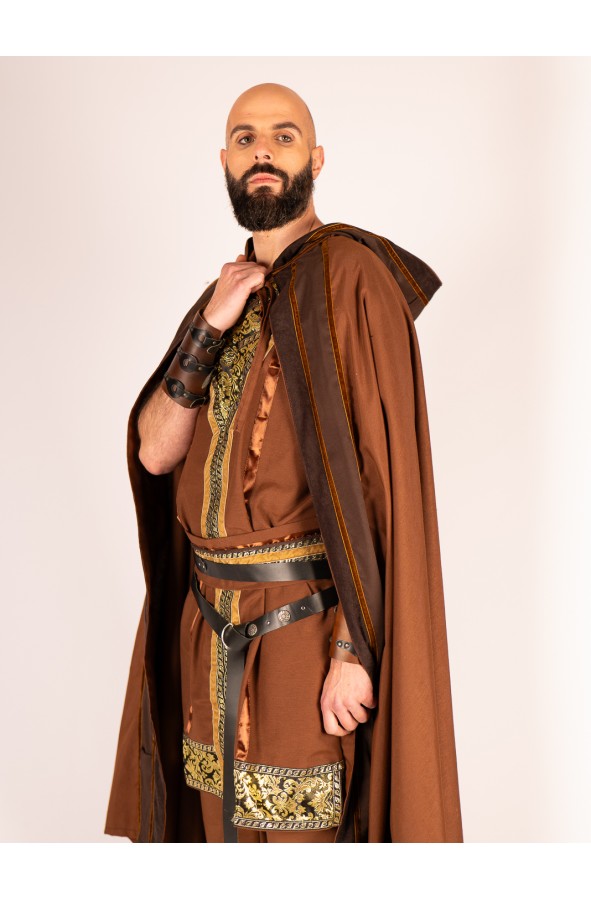 Double-Wrap Black Leather Belt –...