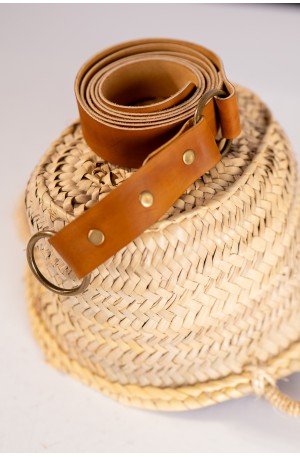 Genuine Leather Belt with...