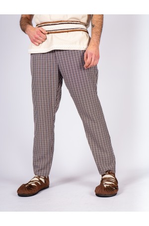 Pantalón de cuadros en...
