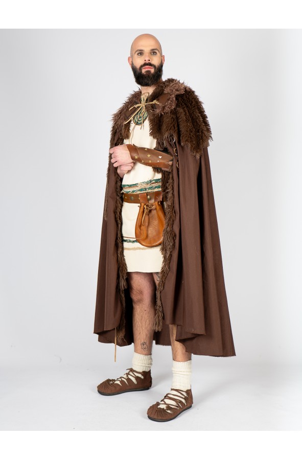 Leather Belt with Cord Adjustment and...