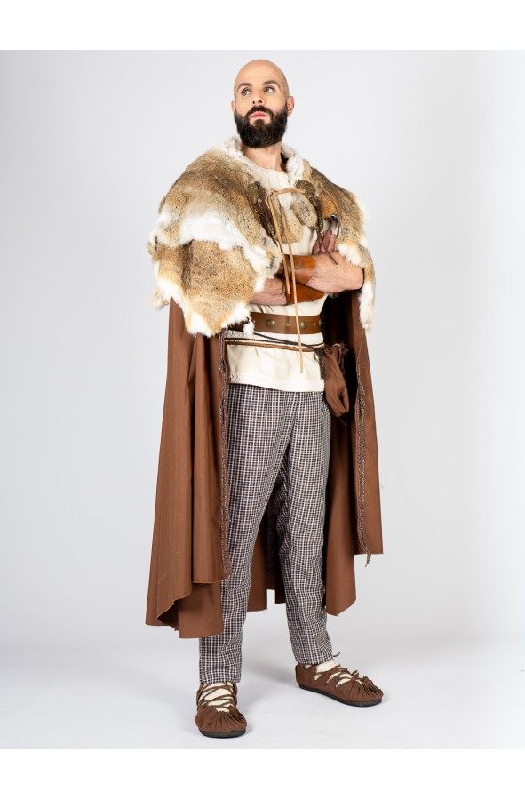 Leather Belt with Cord Adjustment and...