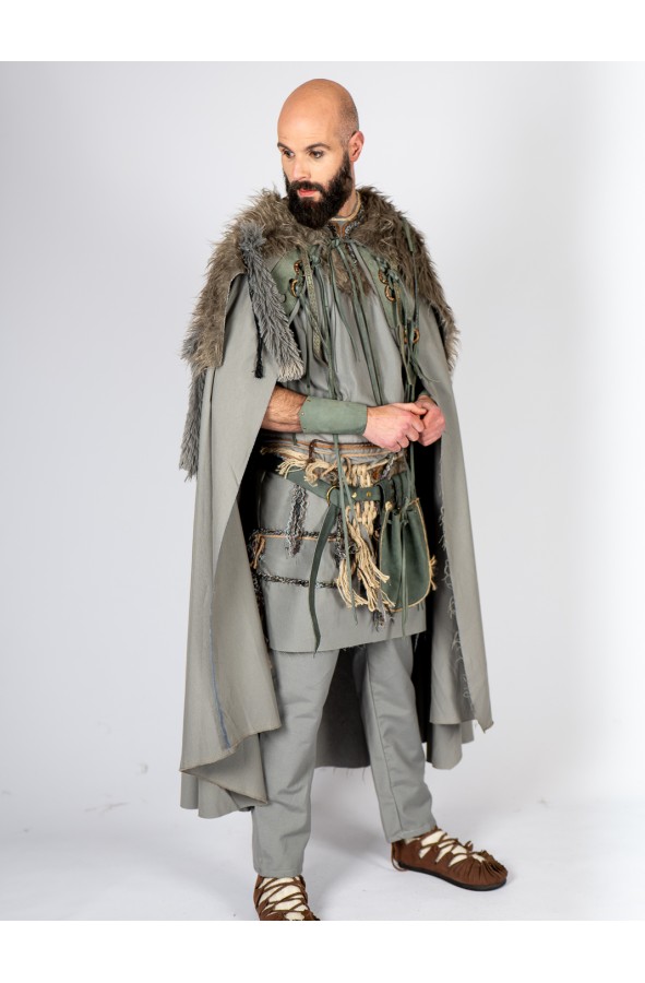 Celtic-Viking Gray Set with Tunic,...