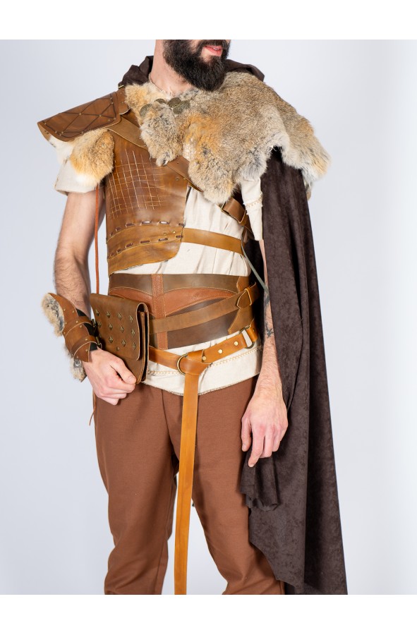 Wide Brown Leather Belt – Celtic &...