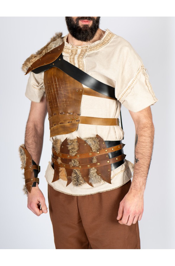 Leather Belt with Fur – Yutecrea