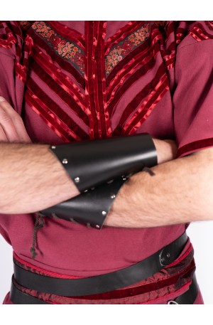 Medieval black leather...