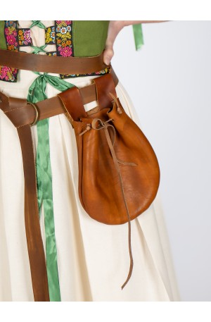 Medieval Aged Leather Pouch...