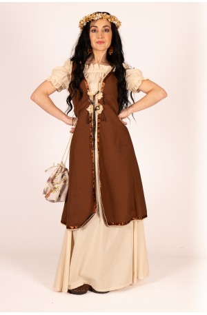 Long women’s vest in cotton...