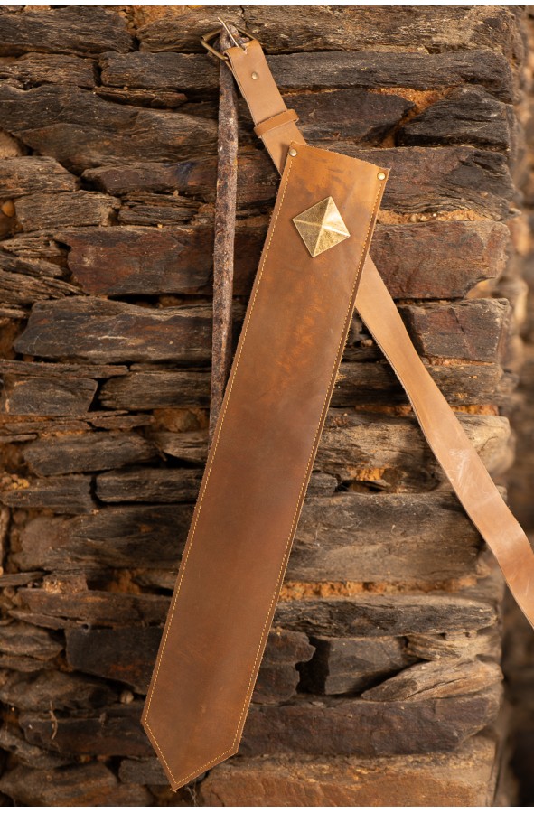 Funda de espada romana con cinturón