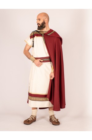 Roman hooded cloak with...